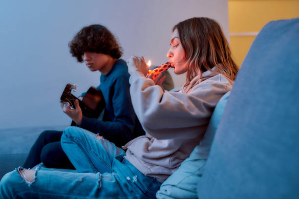 Palenie marihuany przez młodych