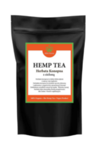 Herbata konopna z zieloną 25g – Hemp green tea 100%