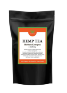 Herbata konopna z zieloną 50g – Hemp green tea 100%