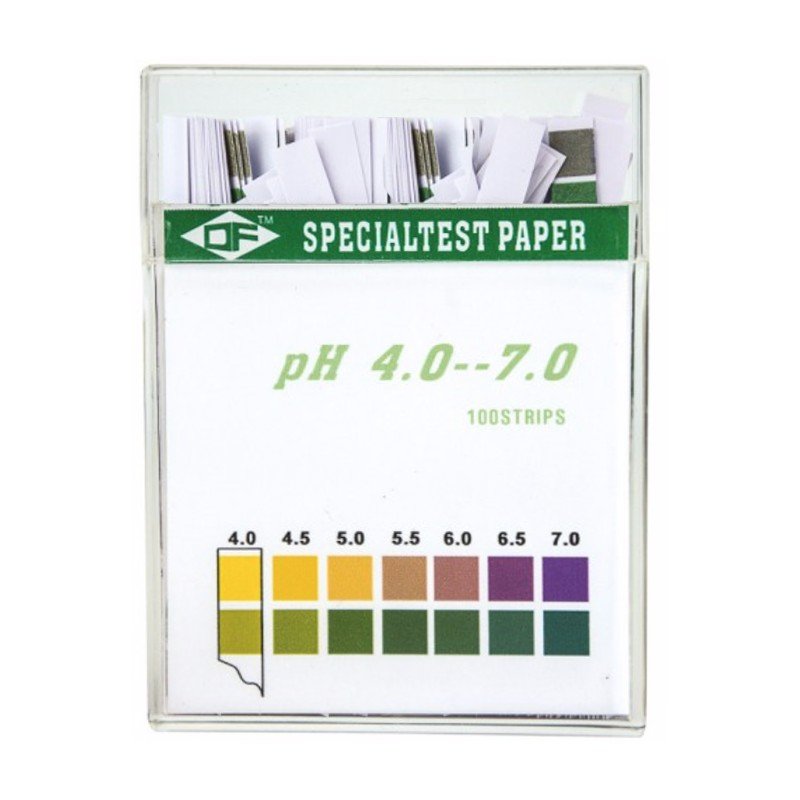 papierki i wskaźniki do pomiaru pH