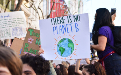 protest przeciw zmianom klimatu