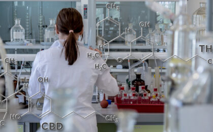 analiza laboratoryjna poziomow THC i CBD