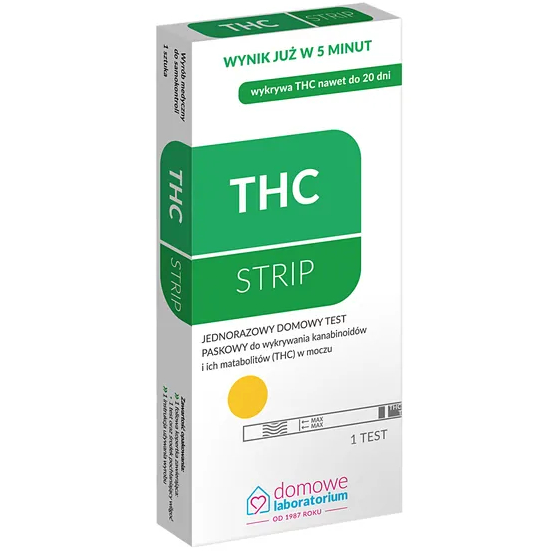 test paskowy do wykrywania THC w moczu