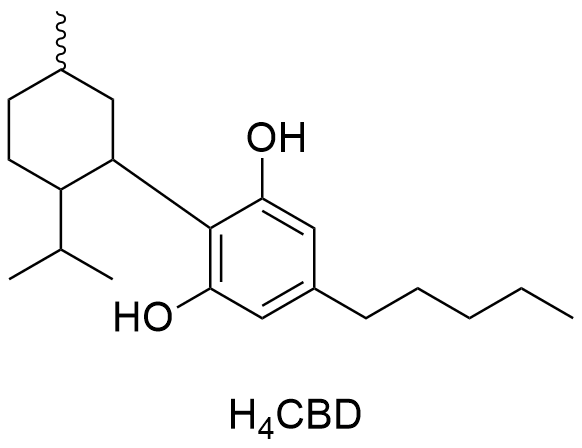 wzór strukturalny H4-CBD
