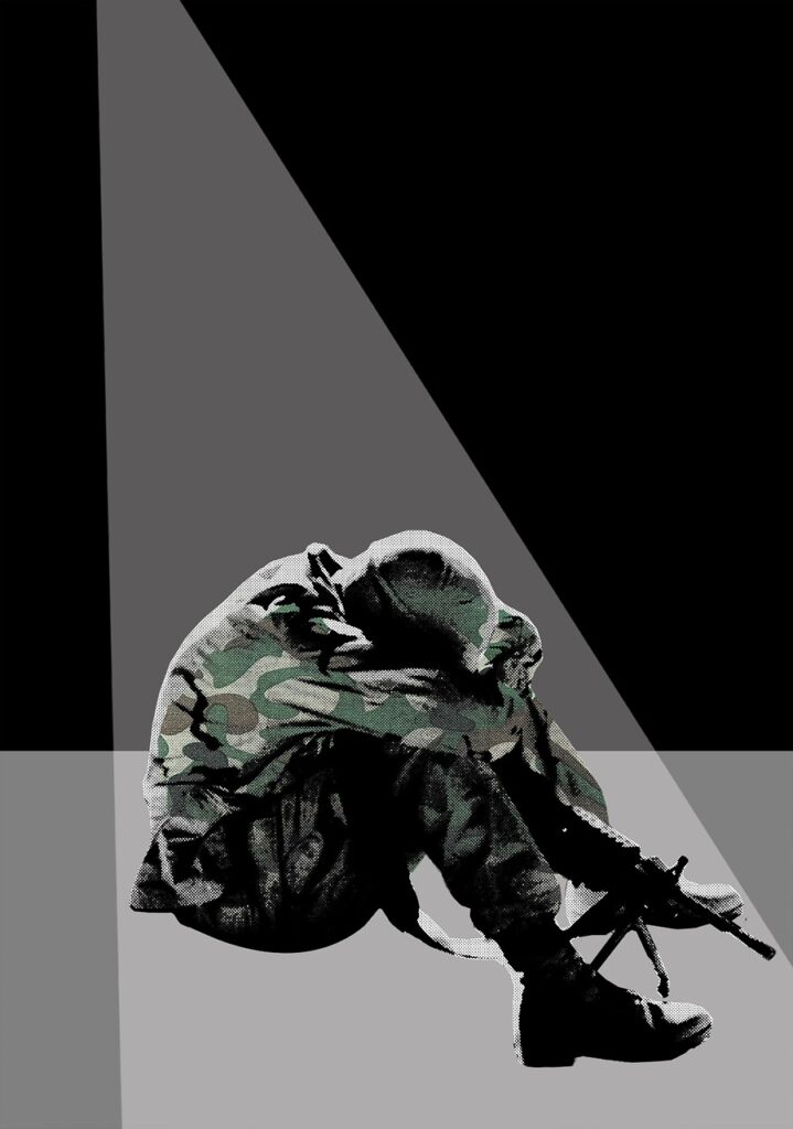 żołnierz PTSD