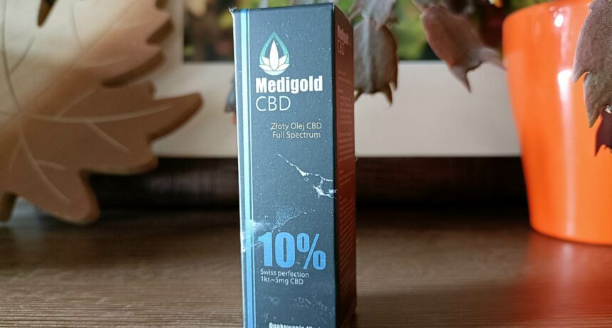 opakowanie olejku CBD Medigold 10%