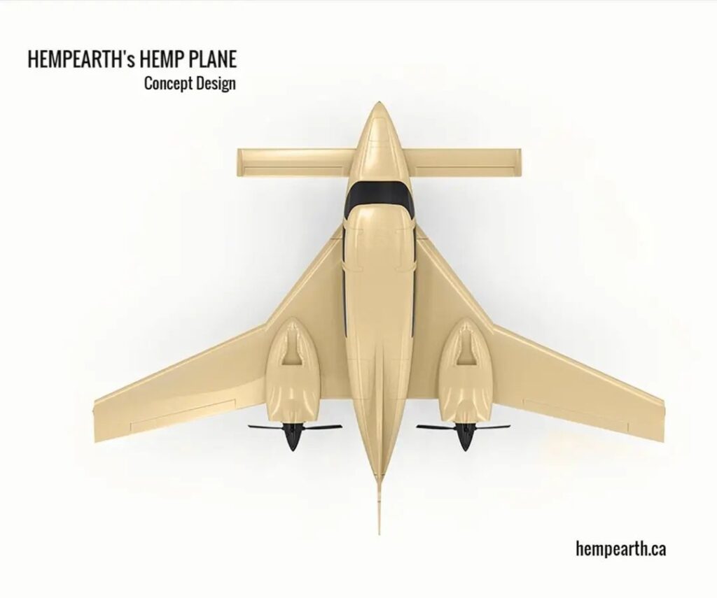 koncept samolotu hempearth